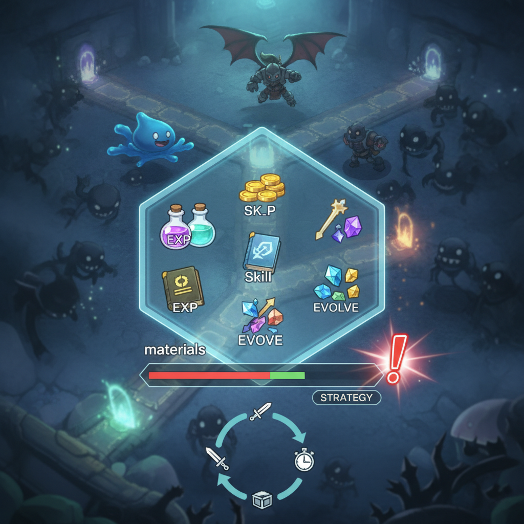 転スラゲーム育成素材不足を解決する究極ガイド：効率周回と未来予測戦略