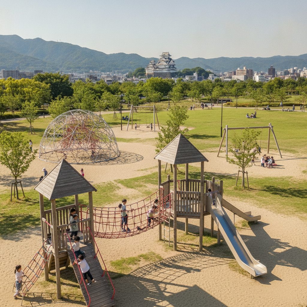 姫路市内の大型遊具公園ガイド:子連れで一日中楽しめる広々スポットを松田健次が徹底解説
