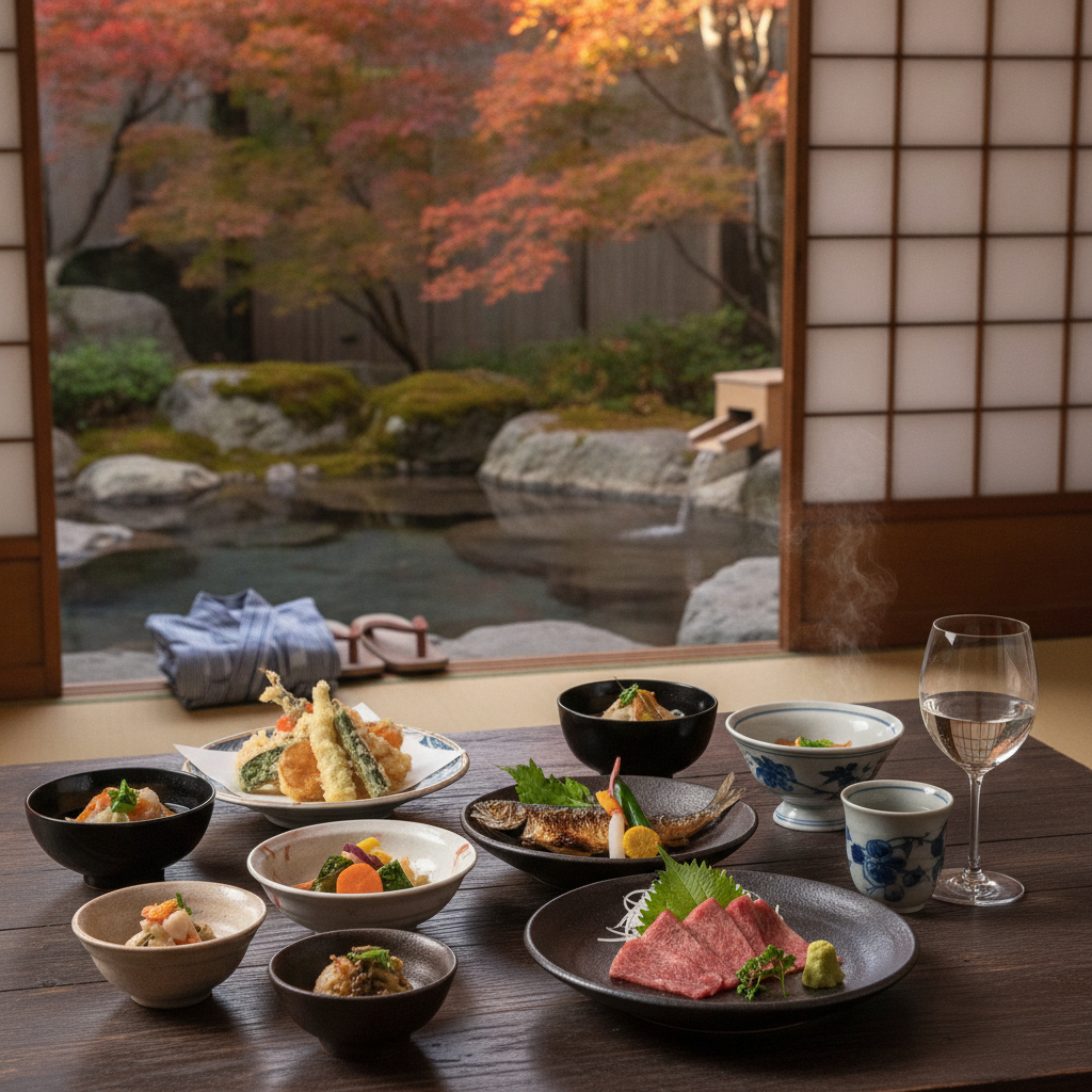 甲府の温泉旅館で地元食材と贅沢な時間を過ごすには？地域共創型ガストロノミーガイド