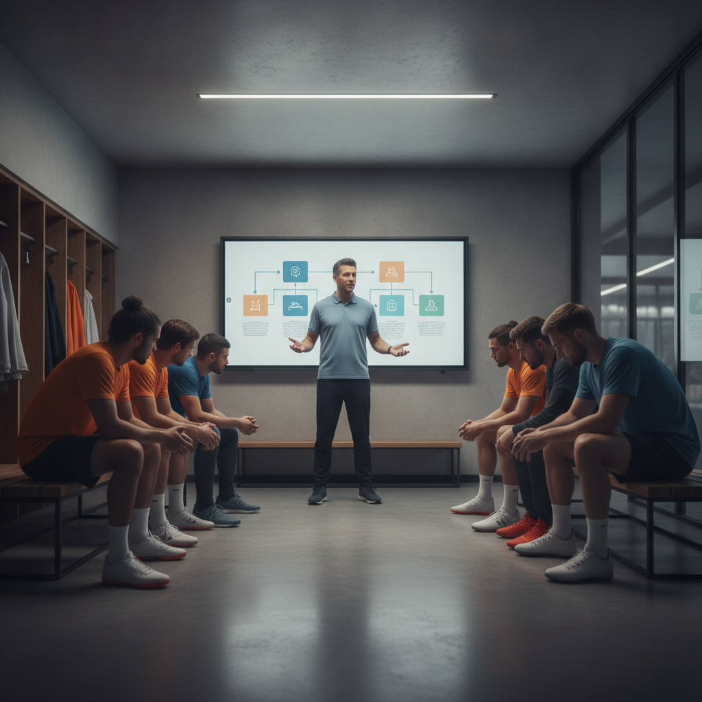 スポーツチームで試合に負けた後の選手たちの落ち込んだモチベーションをどのように立て直すべきですか？