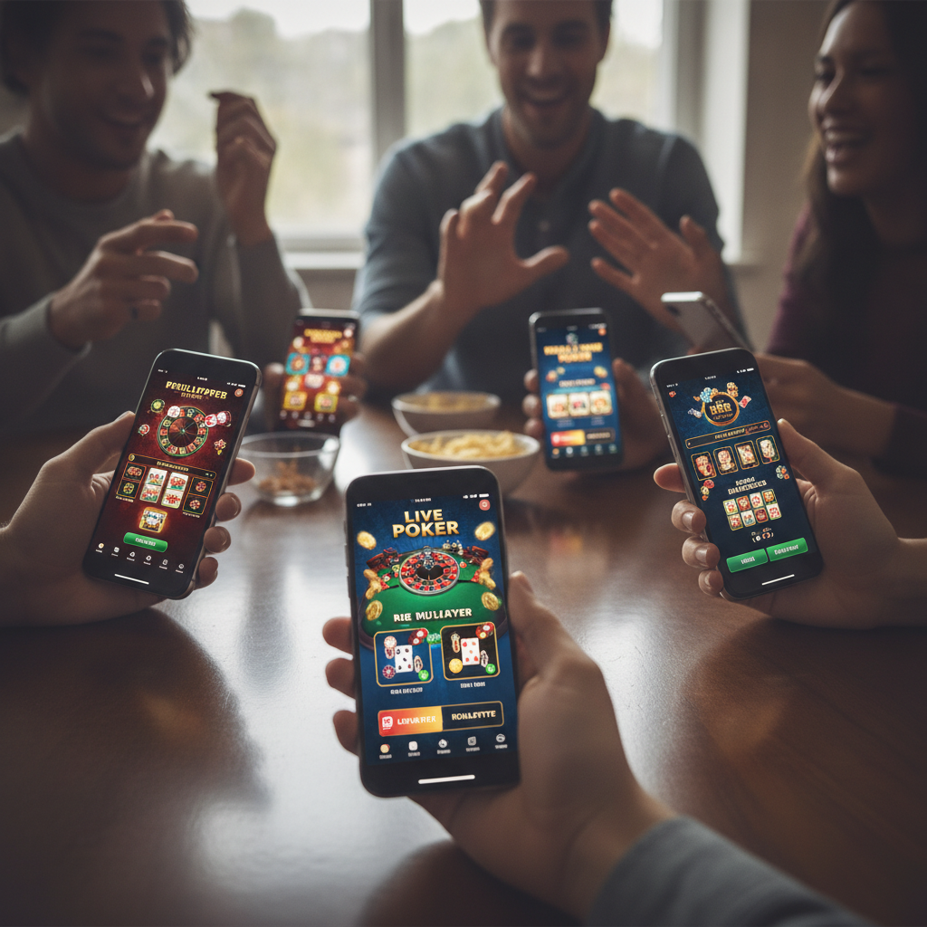 スマートフォンで無料で遊べるカジノゲーム:友達とリアルタイム対戦できるおすすめアプリ完全ガイド