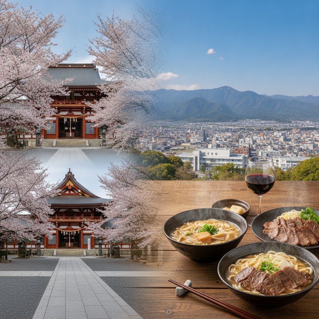 山梨甲府観光モデルコース徹底解説！歴史・絶景・美食を巡る旅の決定版