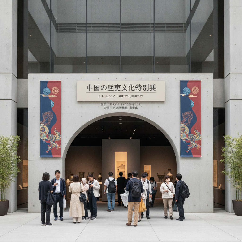 日本で中国の歴史文化を体験できる博物館の特別展はどこで開催されていますか？