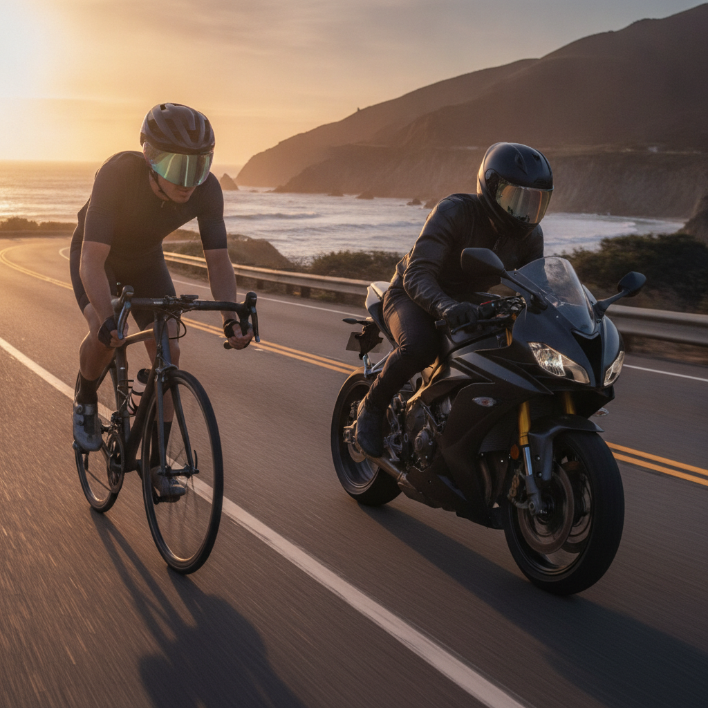 バイク・自転車用調光レンズのメリットと注意点|視覚パフォーマンス向上と目の保護