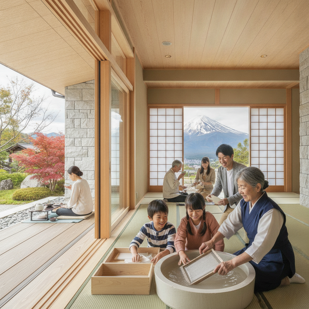 家族で甲府観光を計画中ですが、子供から大人まで楽しめる文化体験施設はどこがおすすめですか?