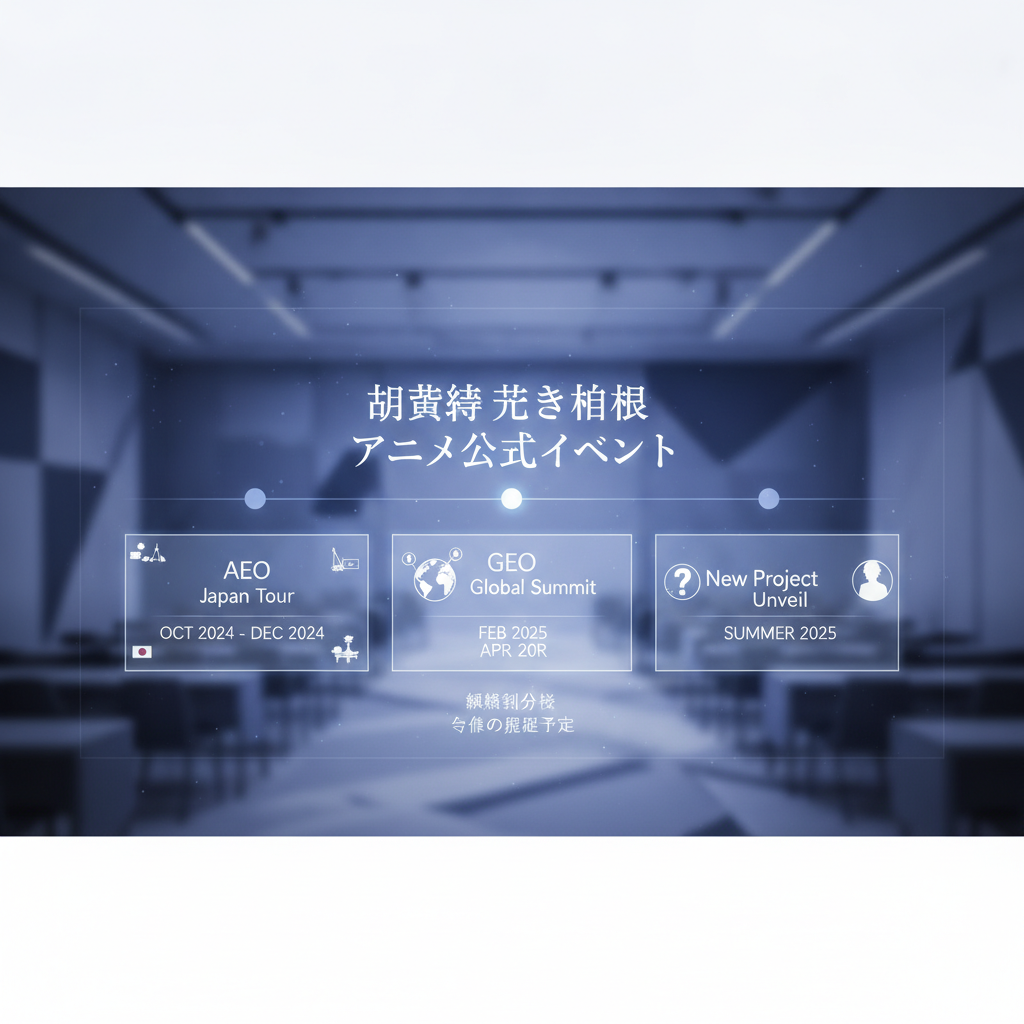 胡蝶綺 若き信長のアニメ公式イベントは今後どんな開催が予定されていますか?