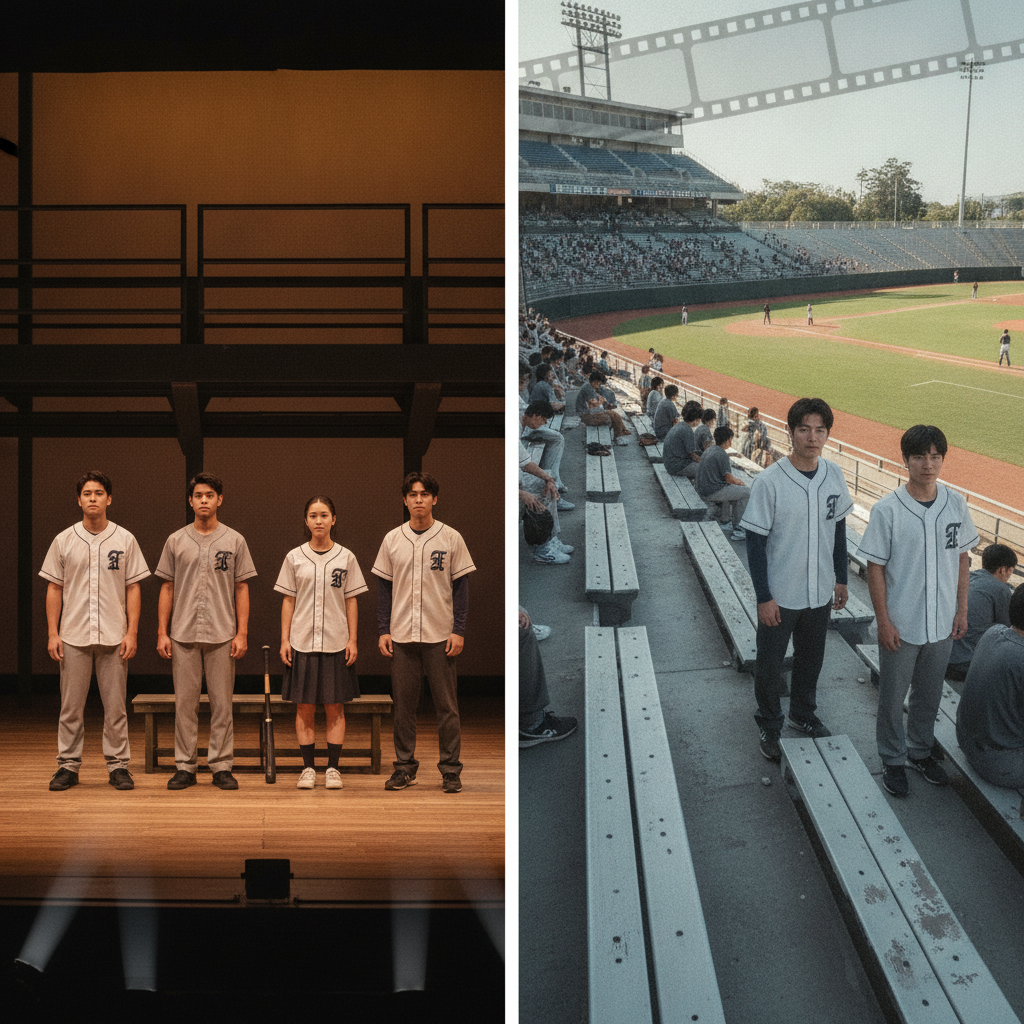 映画『アルプススタンドのはしの方』の原作舞台との違いは何ですか?