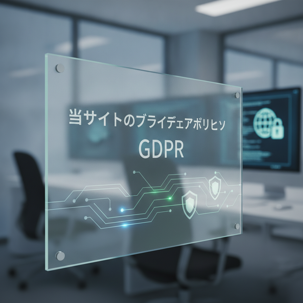 当サイトのプライバシーポリシー：GDPR準拠と個人情報保護へのコミットメント