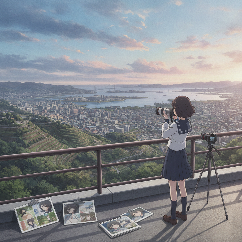【長崎聖地巡礼】アニメ「色づく世界の明日から」ロケ地完全ガイド:忠実再現撮影術