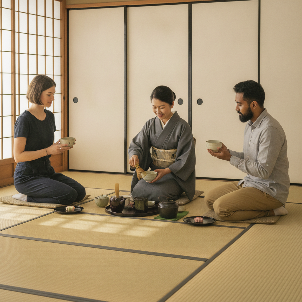 外国人観光客が参加できる伝統的な日本茶イベントにはどんなものがありますか?