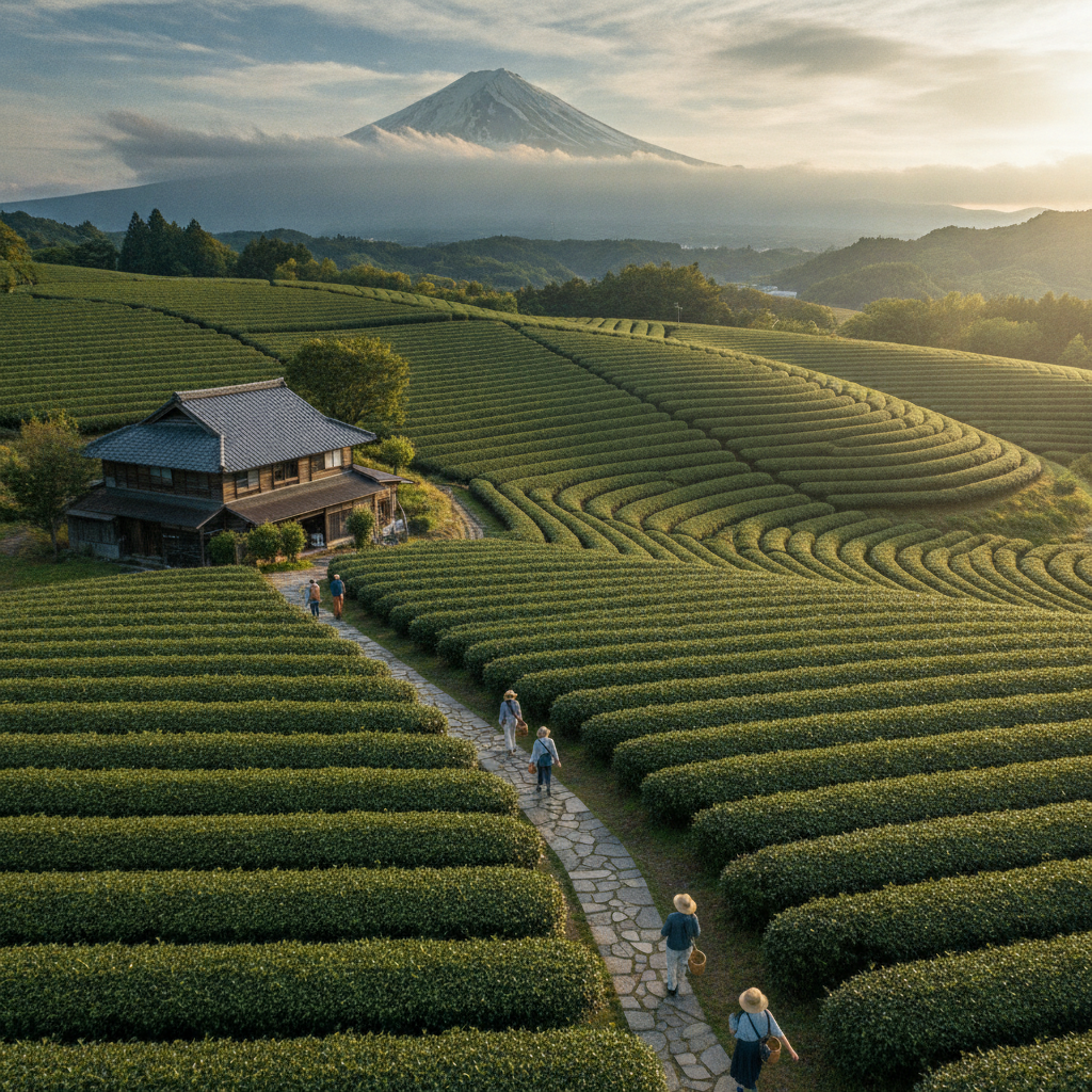 日本茶畑見学ツアーガイド：有名産地と体験型観光の魅力 | CHAENNALE