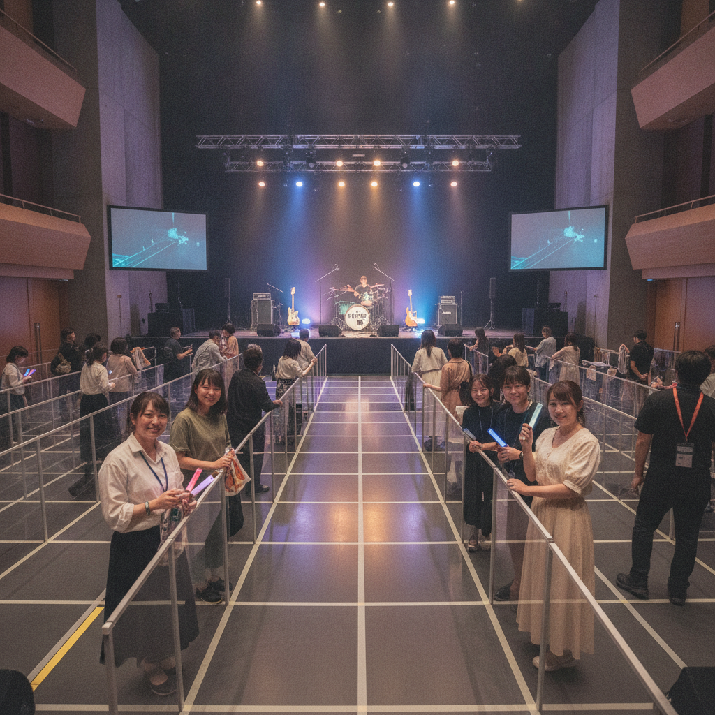 RYUTistのライブ会場で初めて参加する人がスムーズに楽しめるための心得やマナーは何ですか？