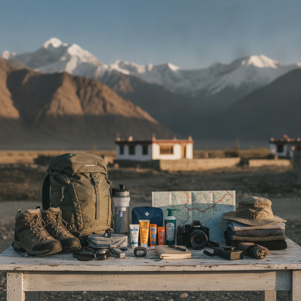What essential packing tips and acclimatization advice should first-time travelers know for a hassle-free Ladakh tour?