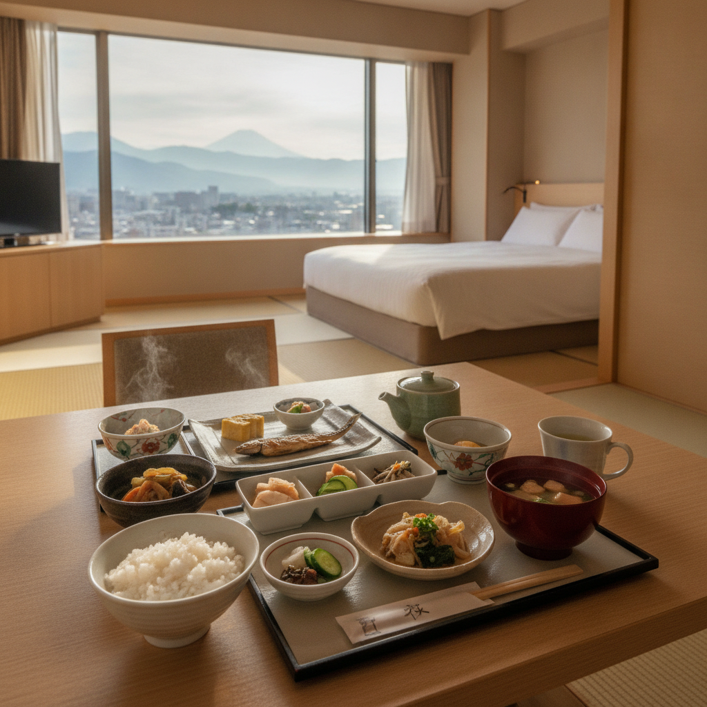 和朝食 ホテル 甲府
