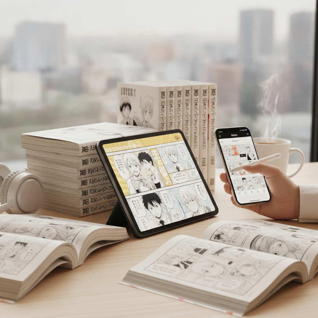 アニメ化原作漫画の続きを何巻からお得に読める？人気アプリ徹底ガイド