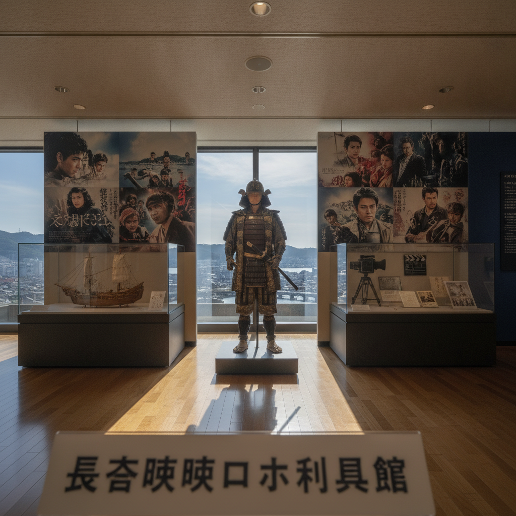 長崎を舞台にした映画のロケ地で、撮影に使われた道具や衣装が見られる場所はありますか?