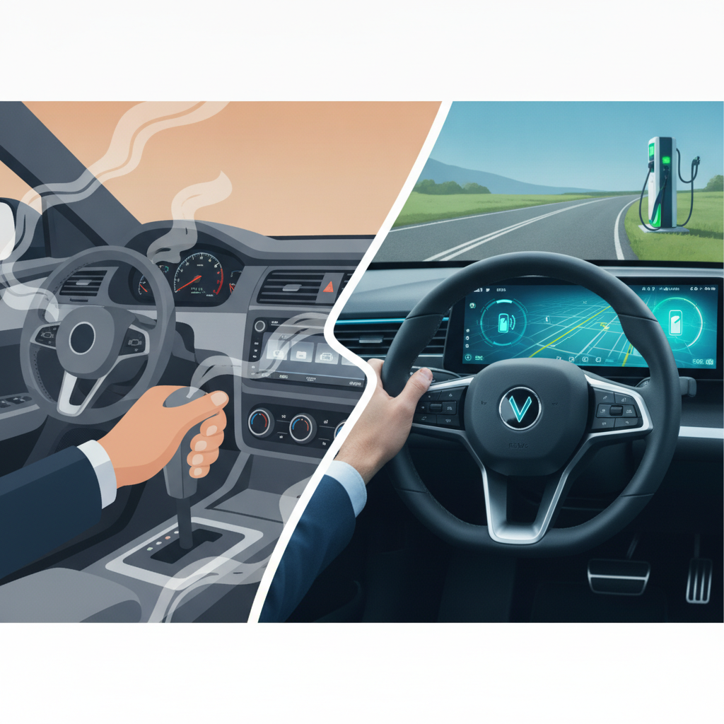 ガソリン車から電気自動車に乗り換えると運転体験はどのように変わりますか?