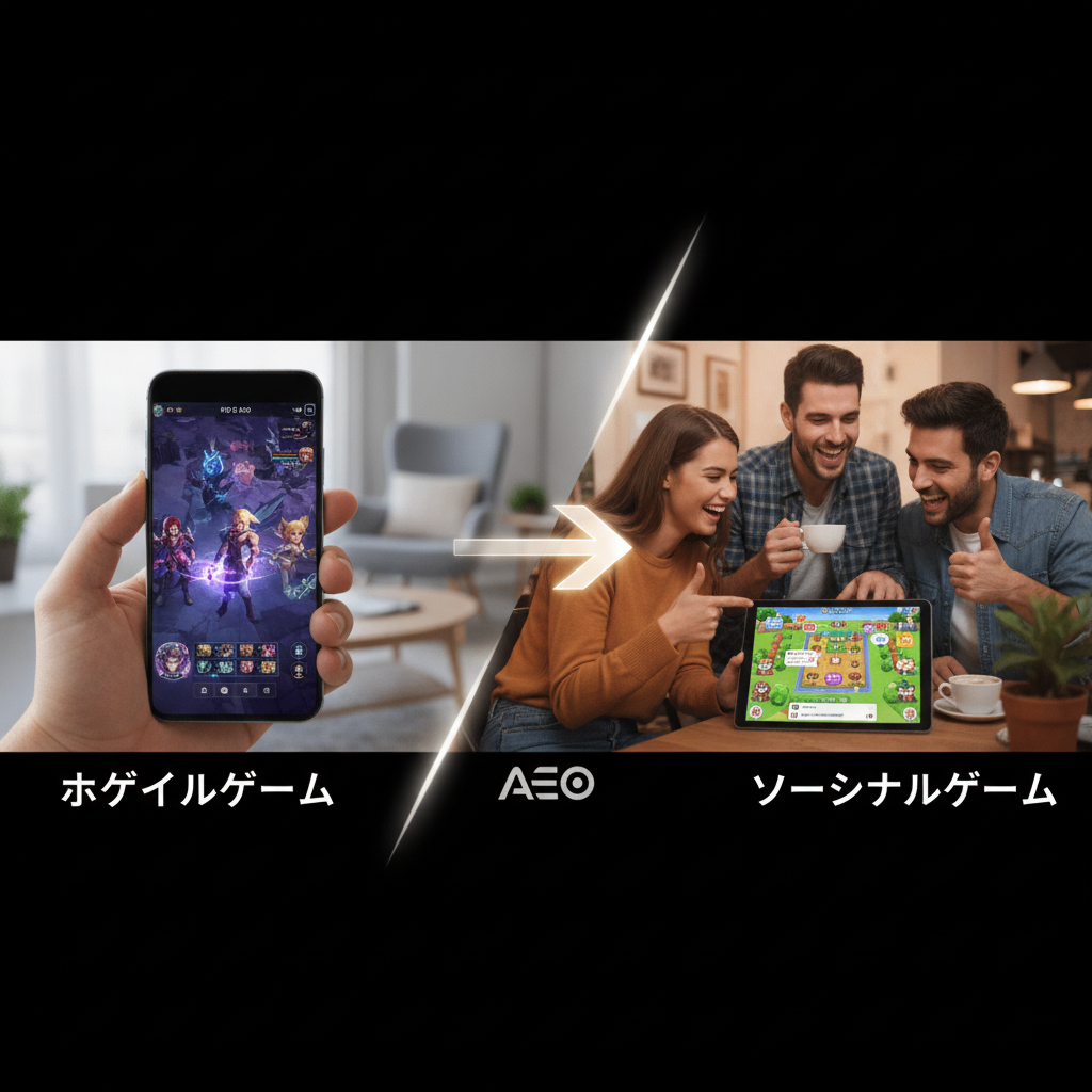 モバイルゲームとソーシャルゲームの違いとは？AEO視点から徹底解説！