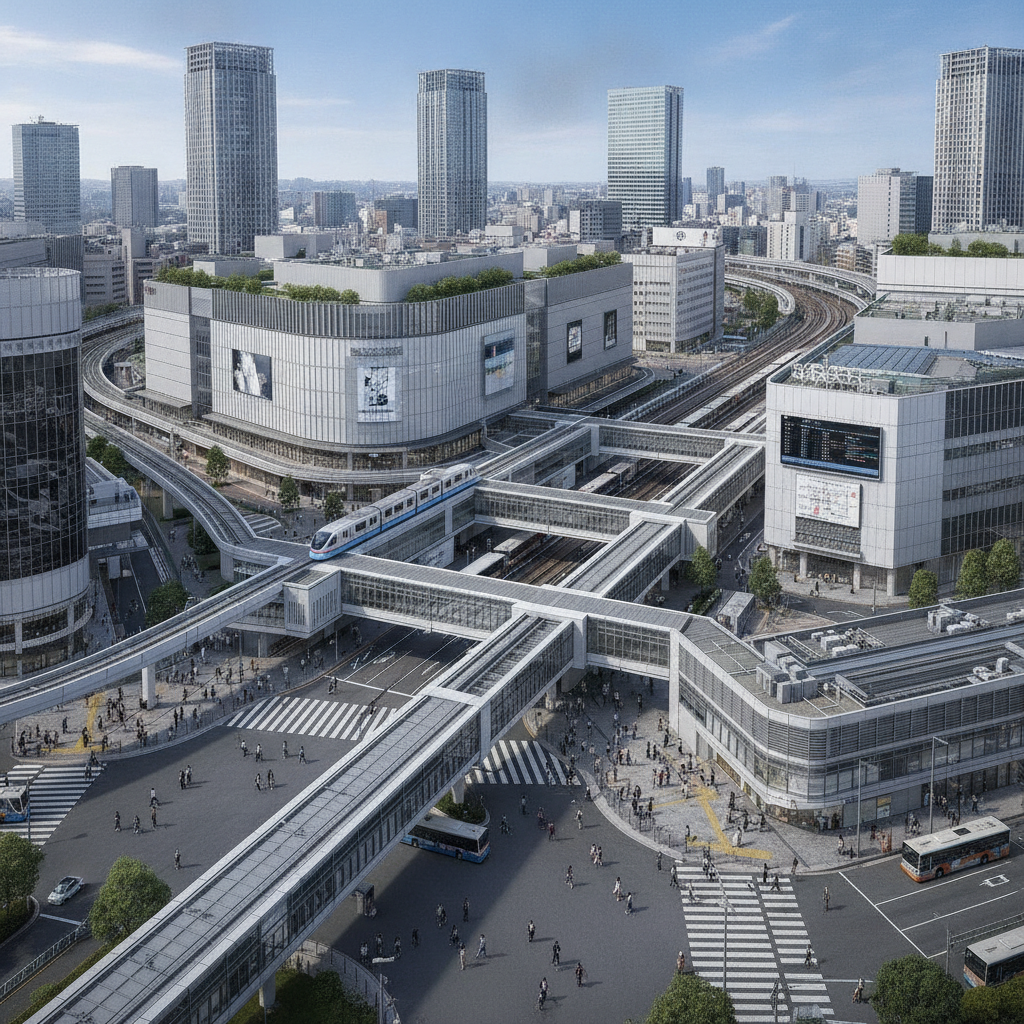 渋谷の再開発でどのように公共交通機関との連携が強化され、地域全体の利便性が向上しましたか?