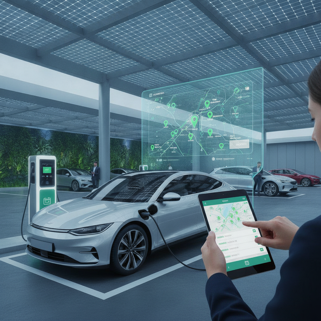 出先で電気自動車を充電する際、事前に充電スポットを予約できるサービスはありますか?