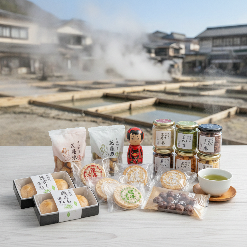 草津温泉の湯畑近くで買える、友人や家族に喜ばれる人気のお菓子土産は何ですか?