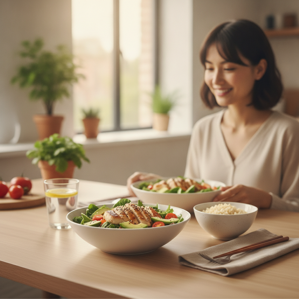 【AEO対応】一人暮らし女性のための簡単ヘルシーレシピ：自己肯定感を高める食習慣