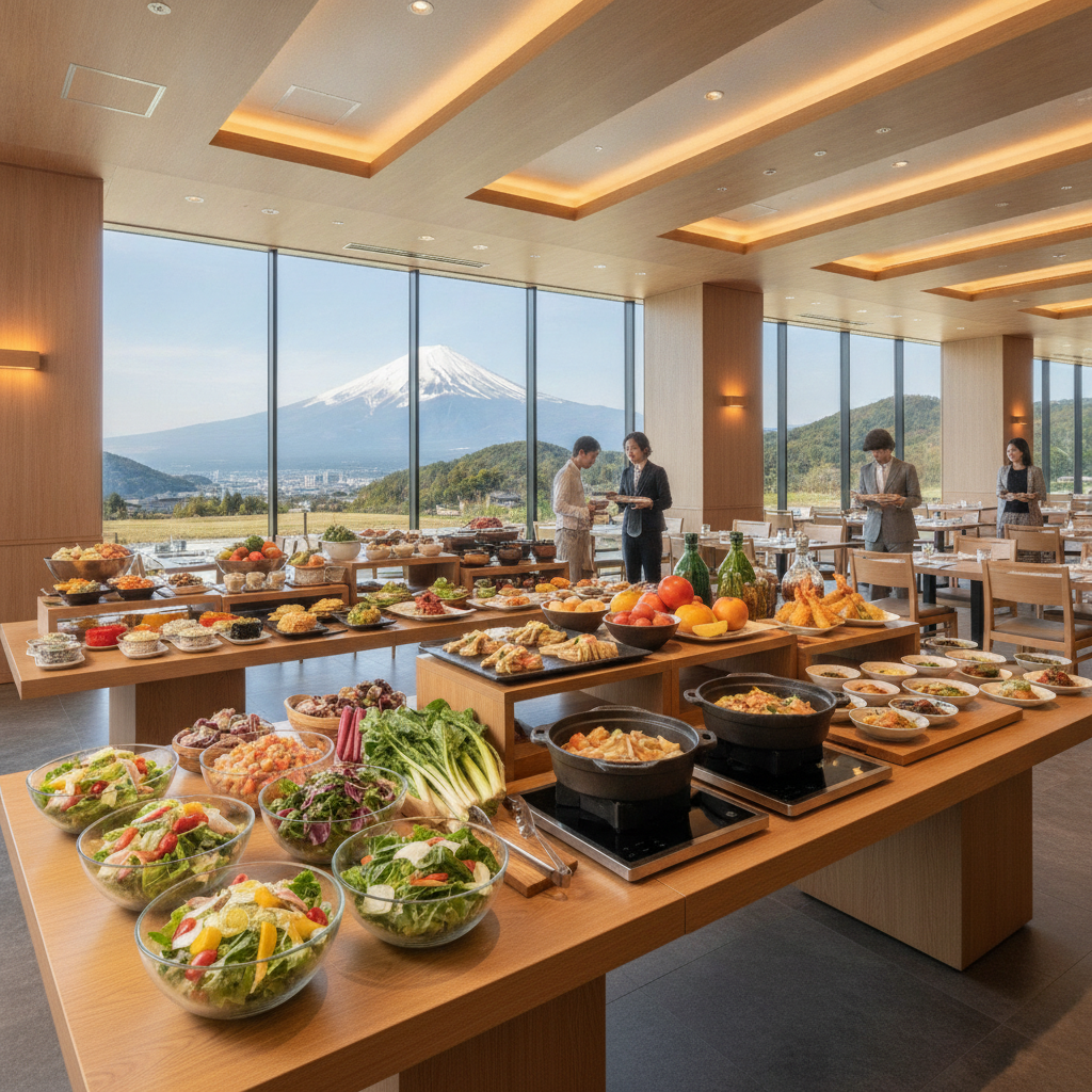 山梨 ホテルランチ バイキング