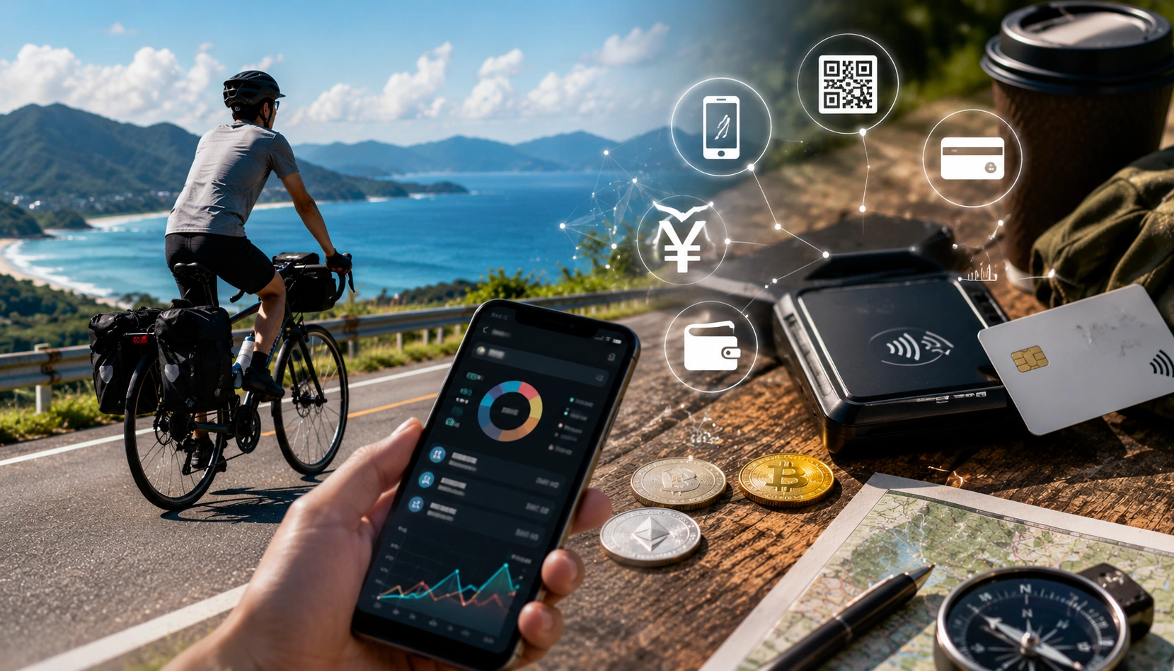 自転車旅の予算管理とキャッシュレス決済活用術