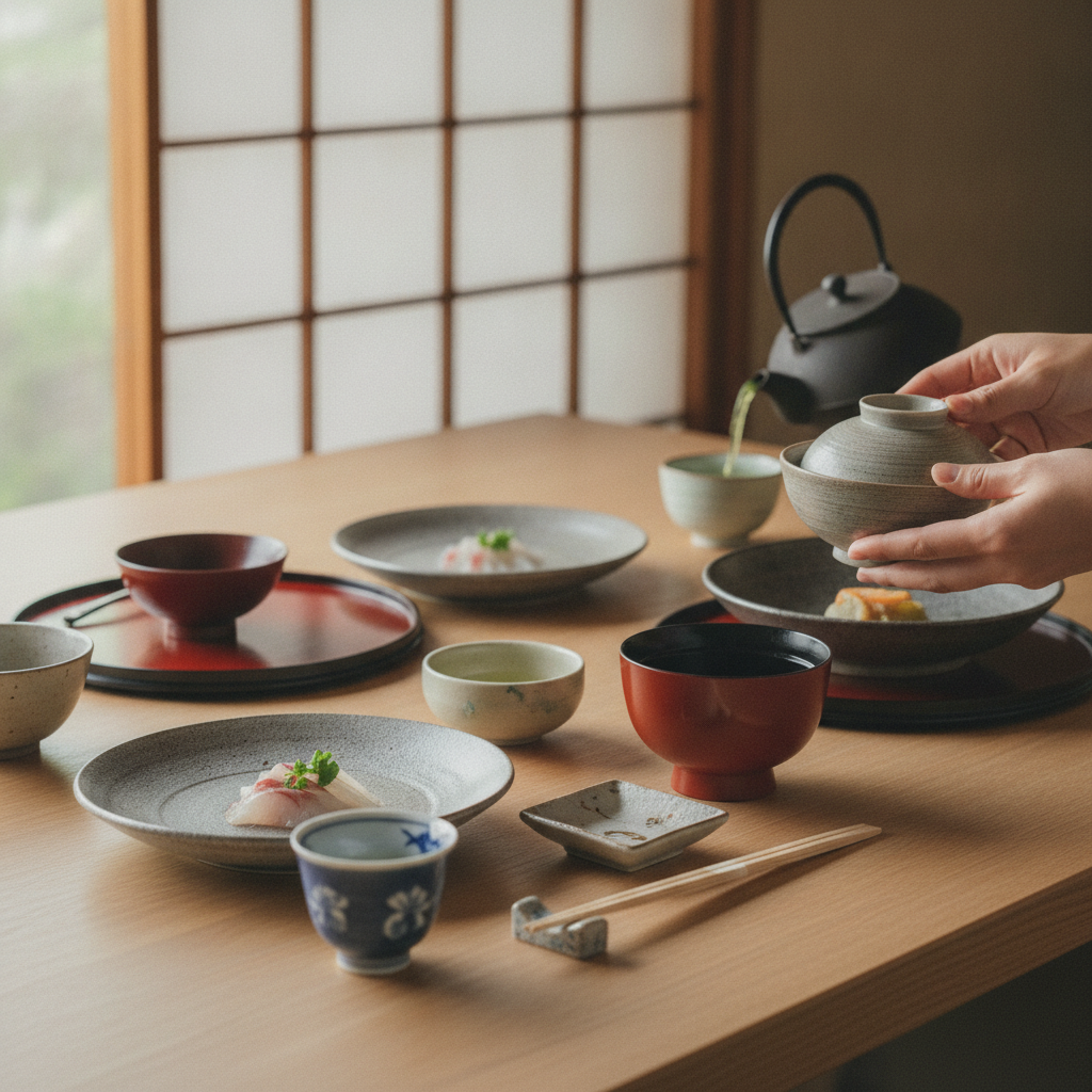 懐石料理 器 扱い方