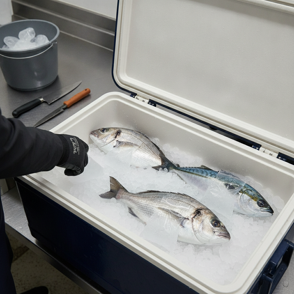 釣った魚 持ち帰り方 氷締め 手順