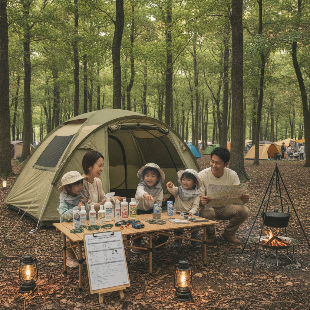 子連れキャンプ必見！持ち物リストと兵庫・播磨の防虫戦略完全ガイド