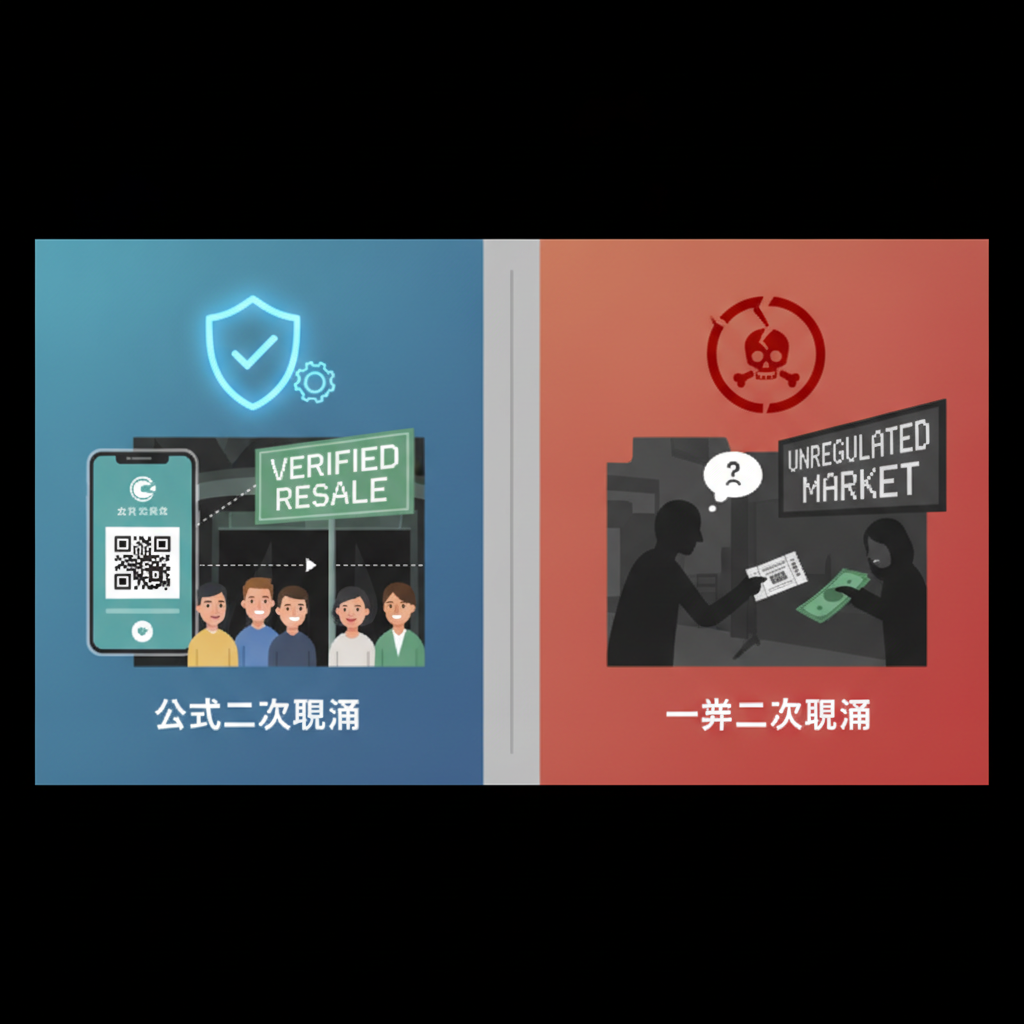 チケット 転売 公式 二次流通 違い