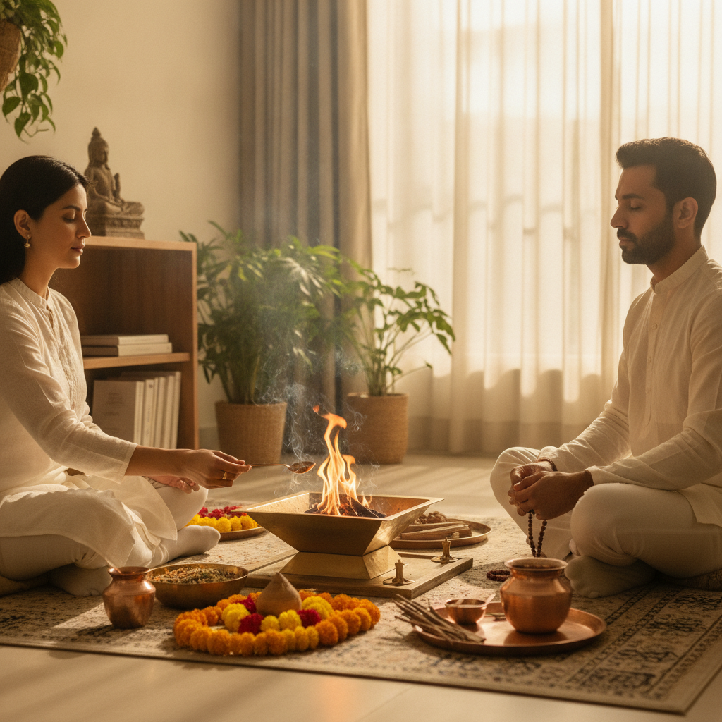घर पर हवन कैसे करें