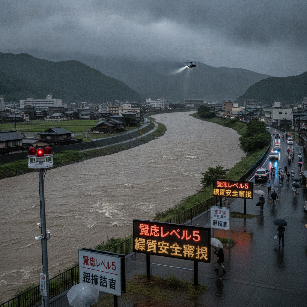 河川氾濫警報レベルと避難指示の最適タイミング:球磨川水害からの教訓