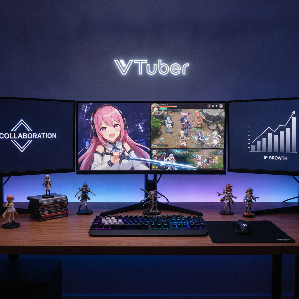 VTuberゲームコラボ事例から学ぶ!美少女ゲーム攻略とIP成長の秘訣