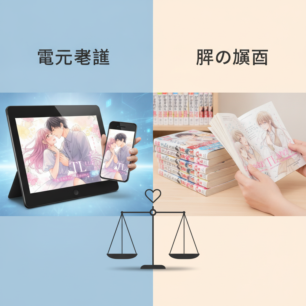 電子書籍と紙の漫画 どちらがお得か比較
