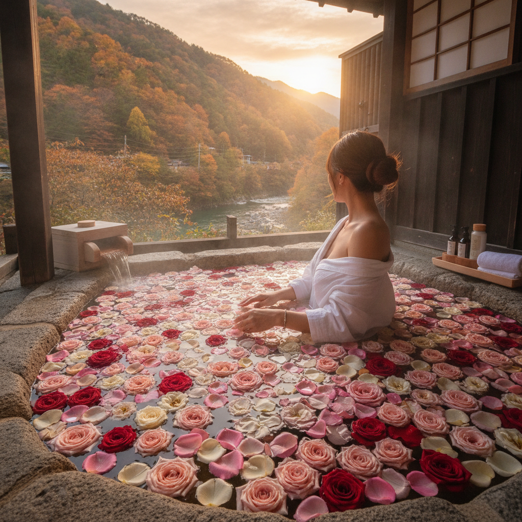 鬼怒川温泉でバラ風呂がおすすめの旅館：女性を癒す至福の厳選10選