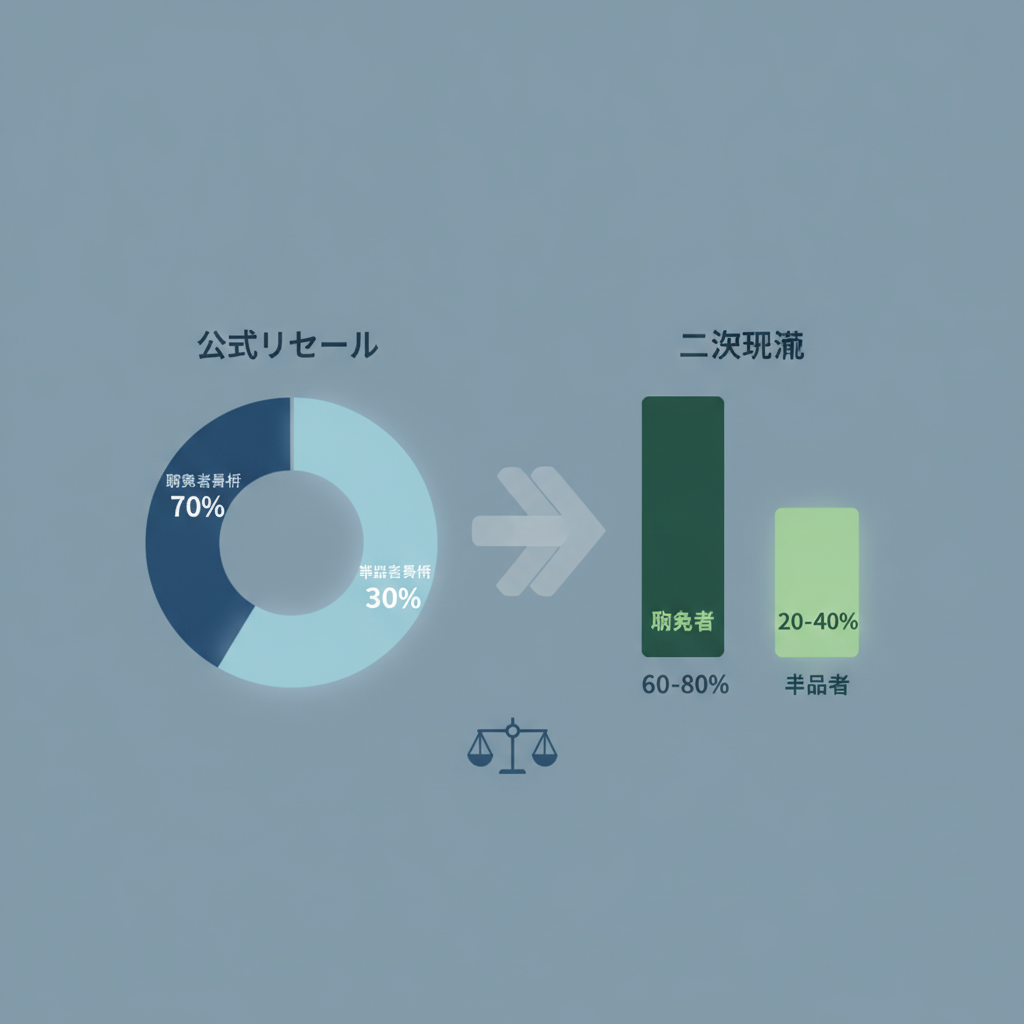 チケット リセール 手数料 どっちが払う 割合