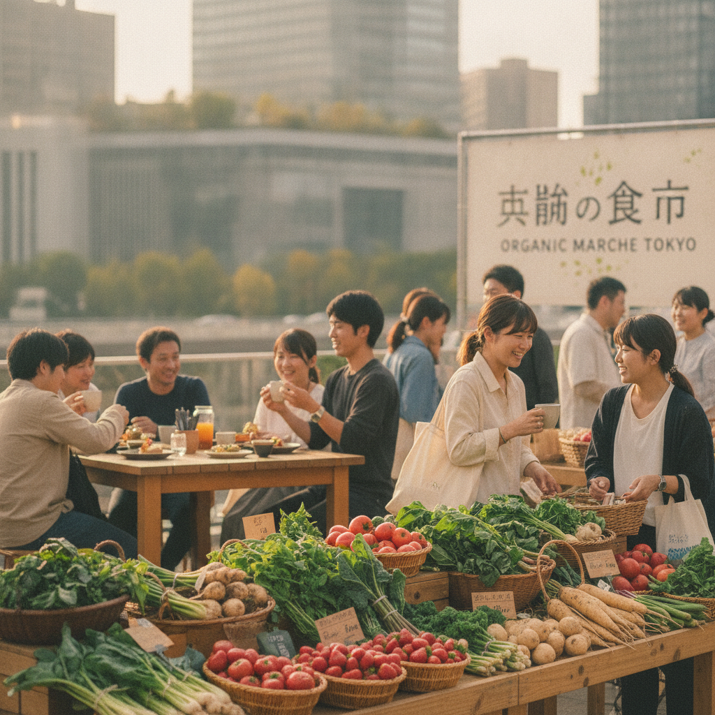 東京オーガニックマルシェ徹底ガイド：都市と農村を繋ぐ「共創の食卓」