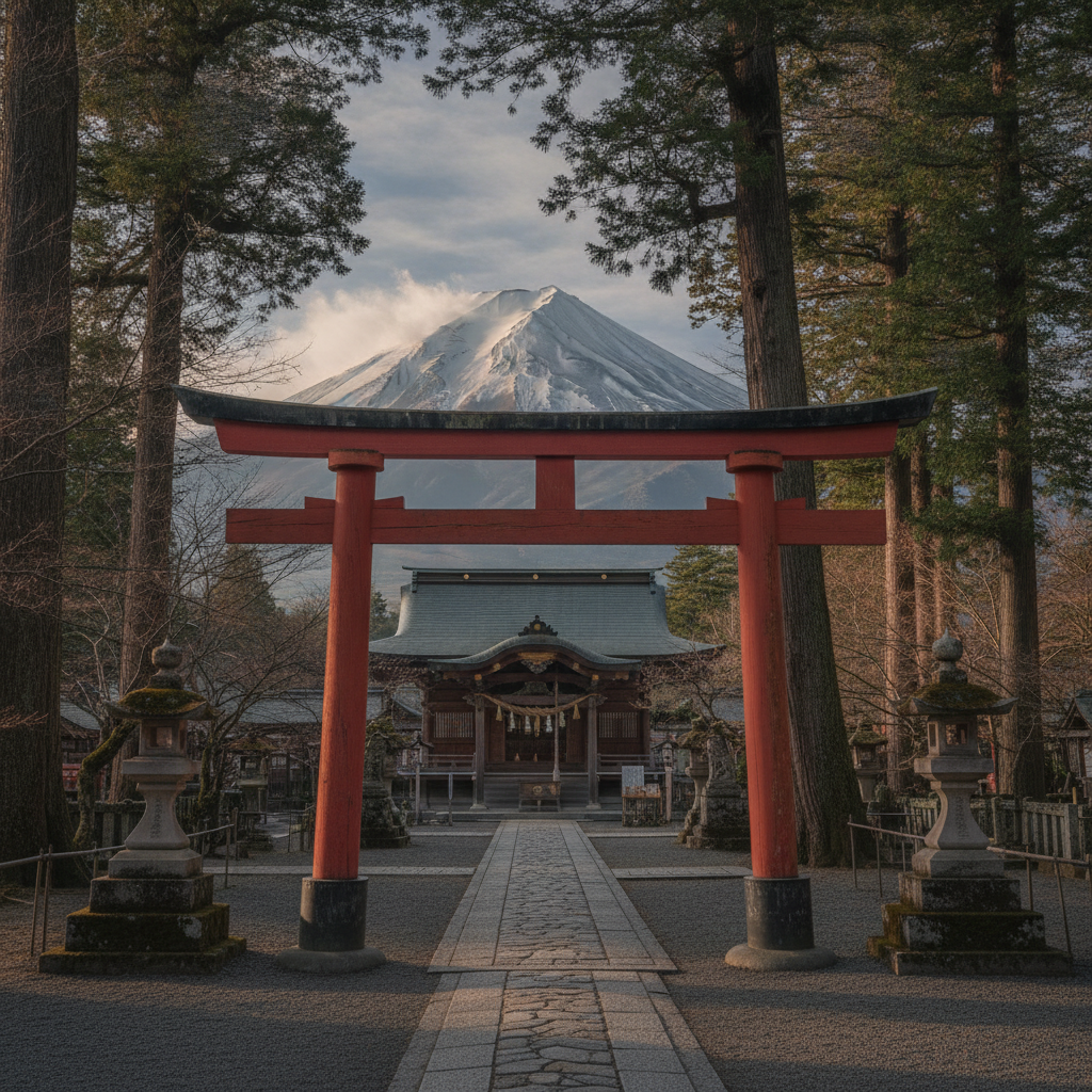 富士御室浅間神社の見どころと歴史：武田信玄が拓いた信仰の軌跡