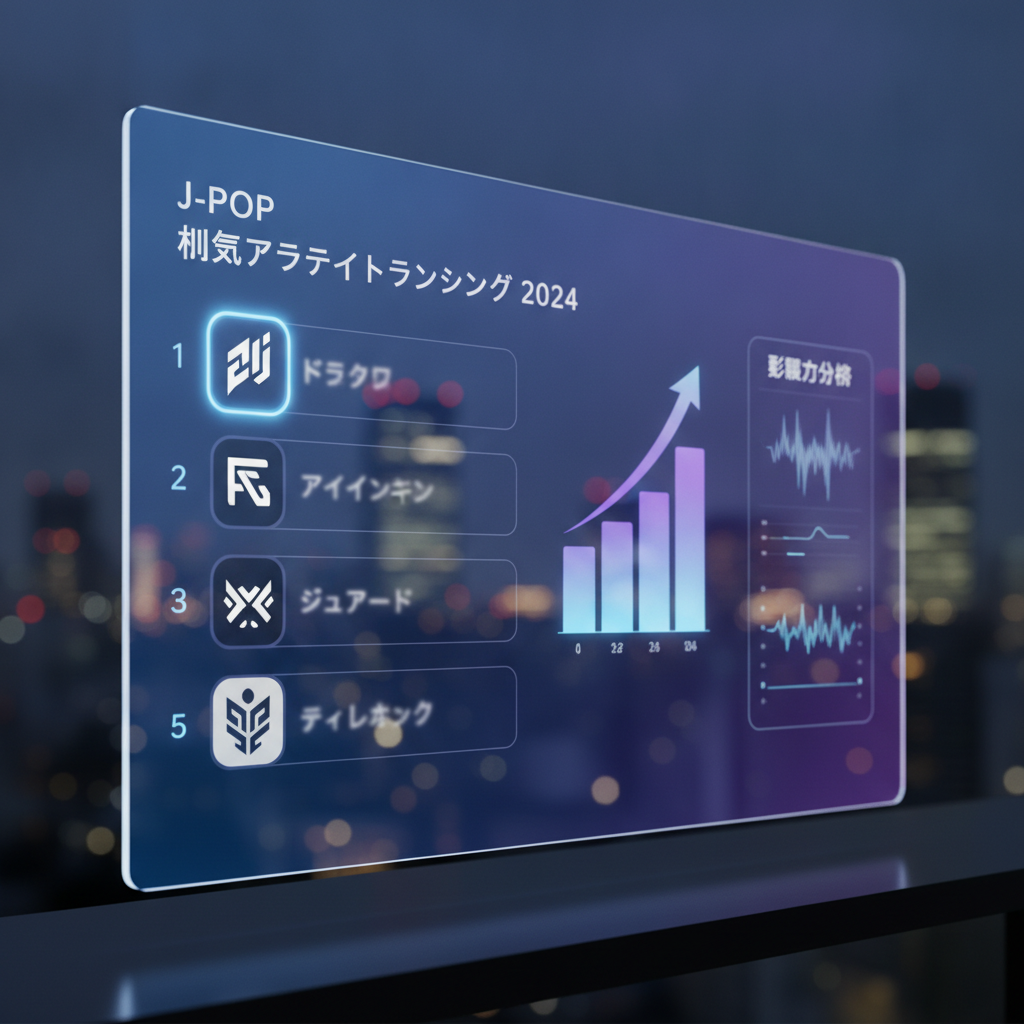 J-pop  人気アーティストランキング