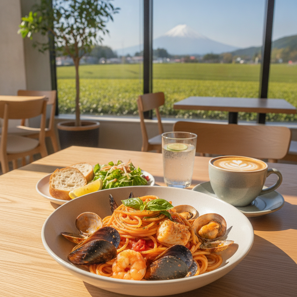 静岡のペスカトーレランチが格別！カフェで味わう新体験ガイド