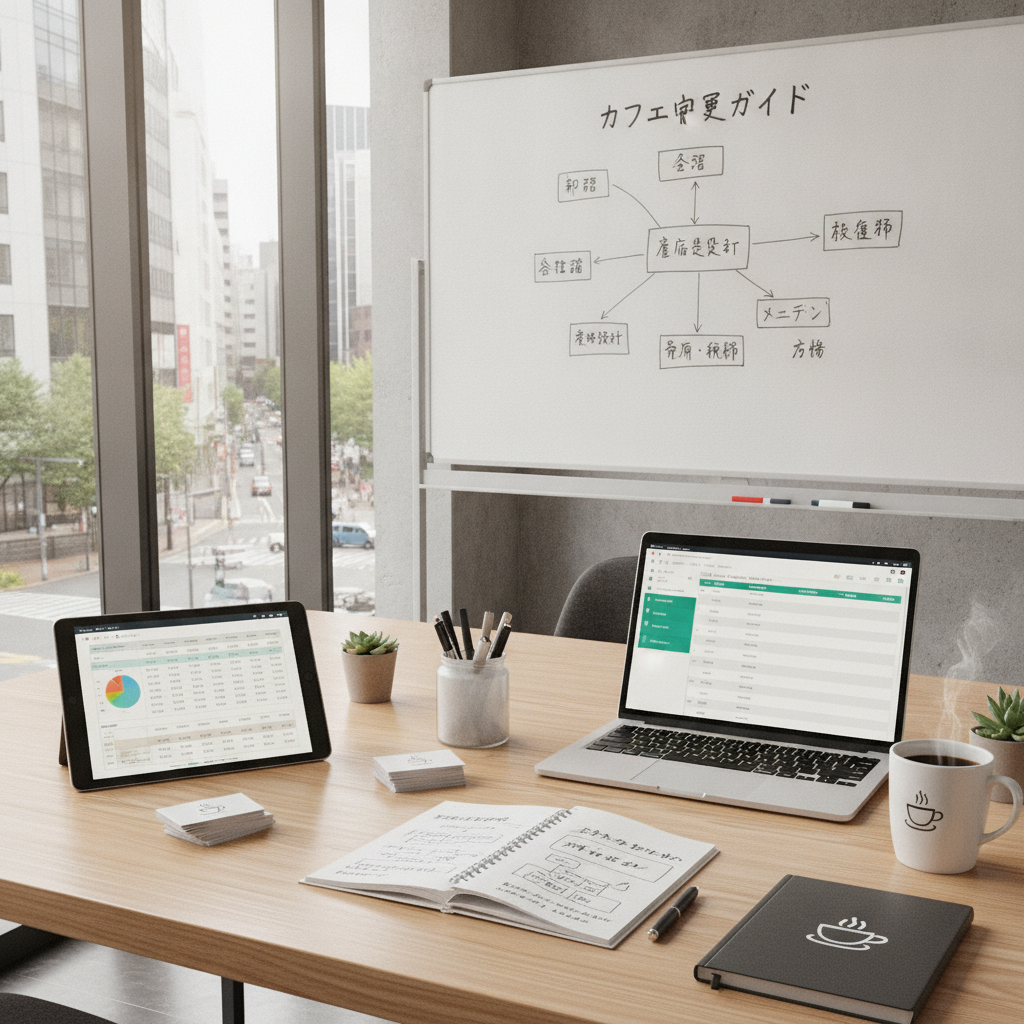 カフェ開業ガイド カフェ 開業 資金 手順