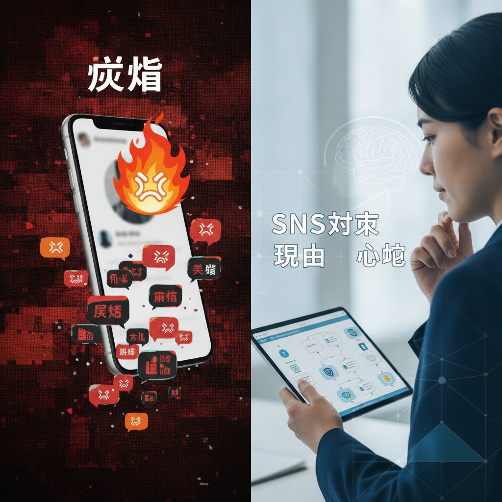 炎上 芸能人 SNS 対策 理由 心理