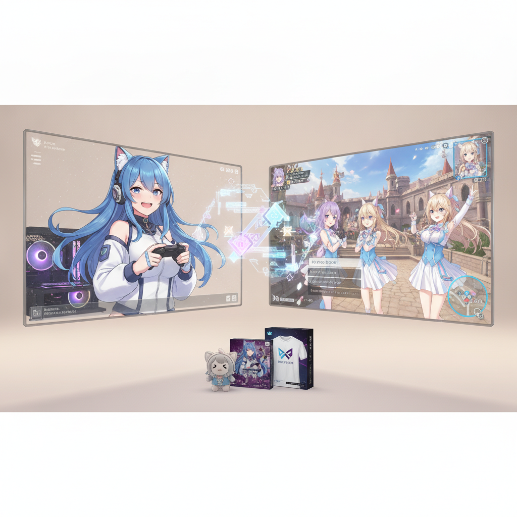 VTuber ゲームコラボ 事例