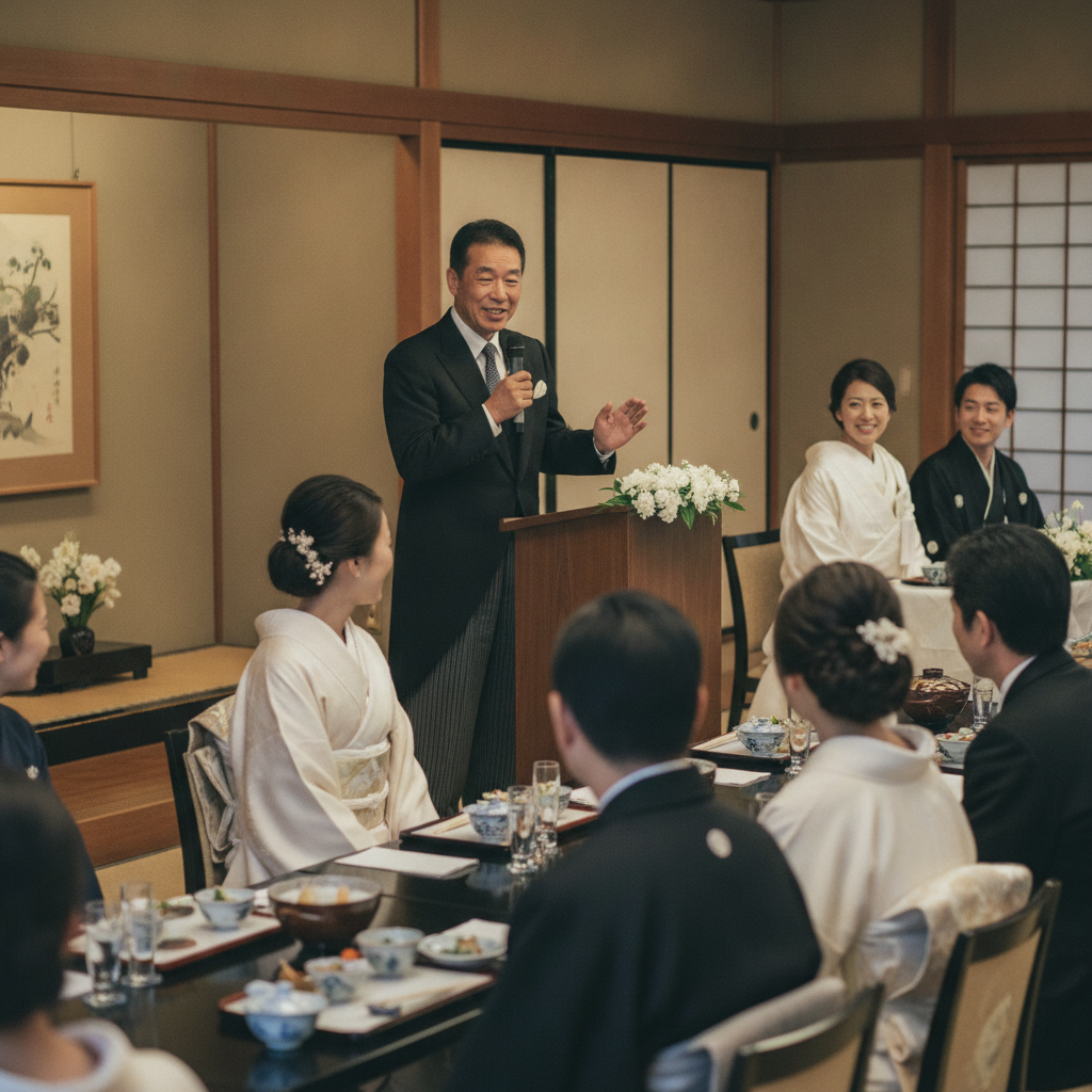 結婚披露宴スピーチ、料亭で輝くプロのマナーと心構え