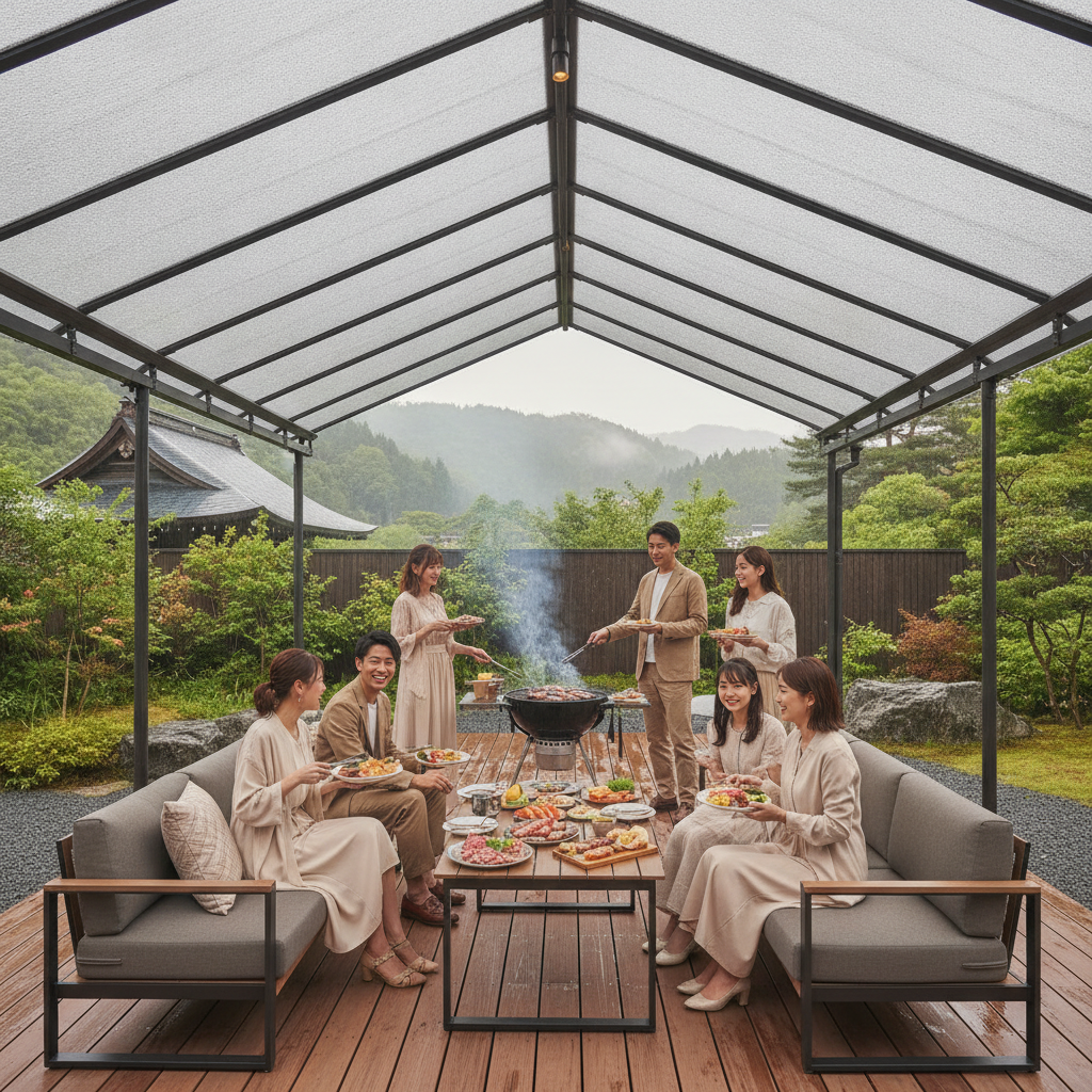 兵庫の屋根付きBBQ場ガイド:雨でも最高の贅沢を体験する秘訣