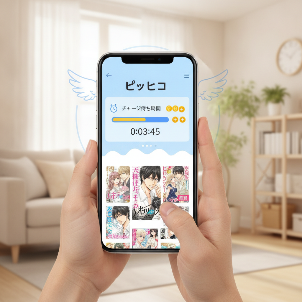ピッコマ 使い方 チャージ待ち 時間