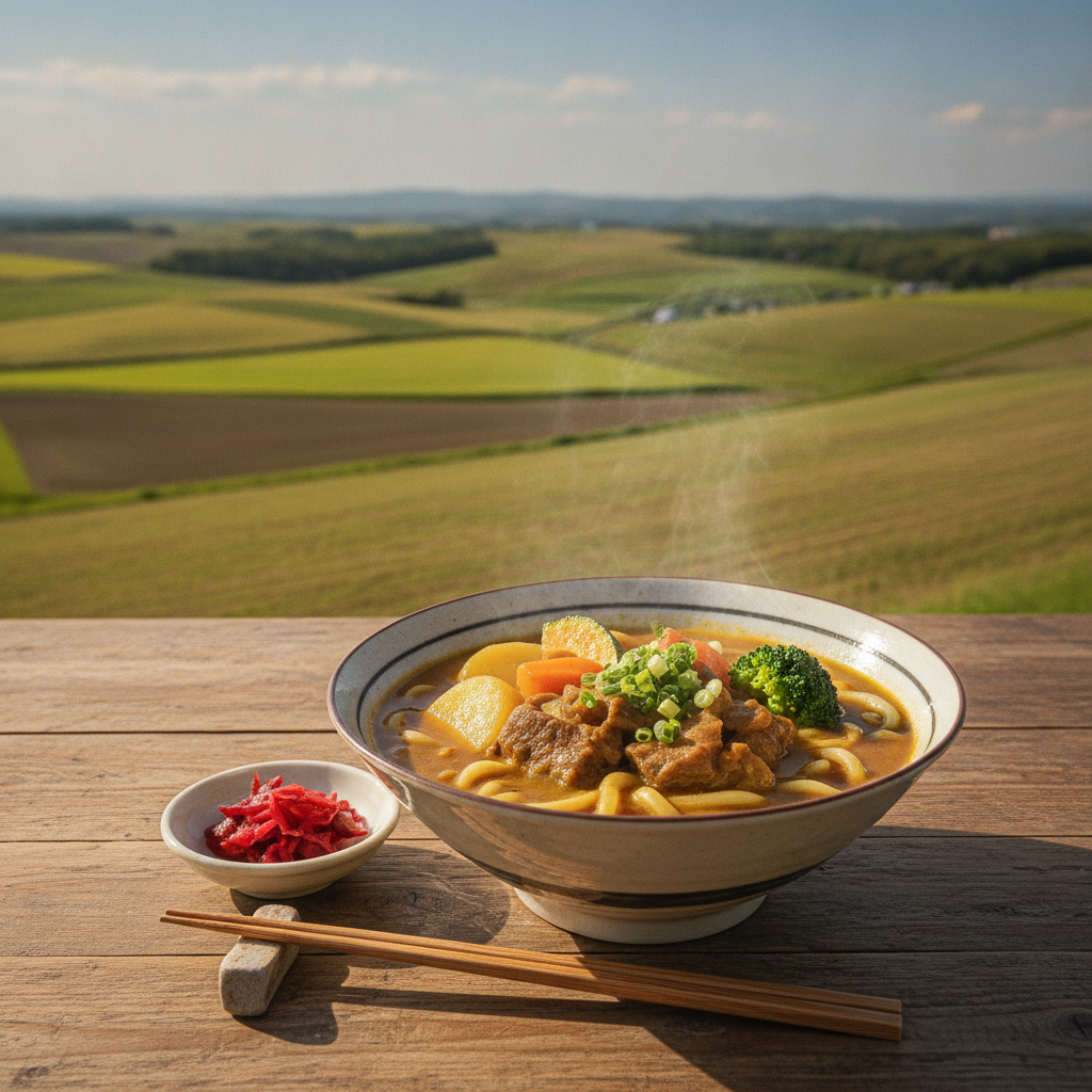 美瑛カレーうどん完全攻略ガイド：地域ブランド戦略と持続可能な観光振興