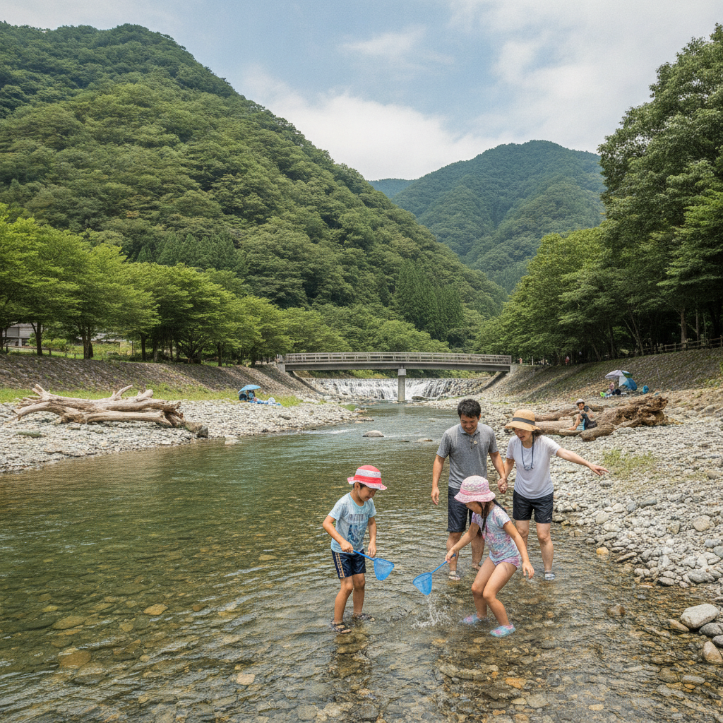 兵庫 川遊び アウトドア スポット 子連れ